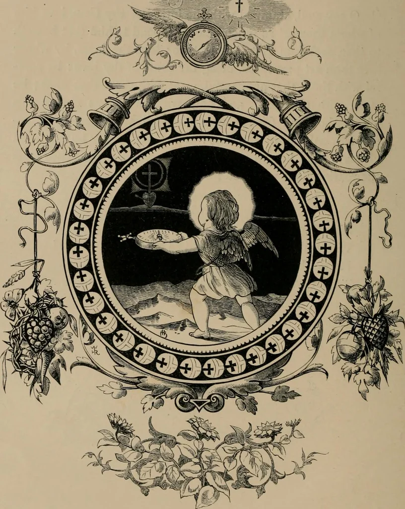 An illustration from Quarles' emblems, 1861, leaf 283
