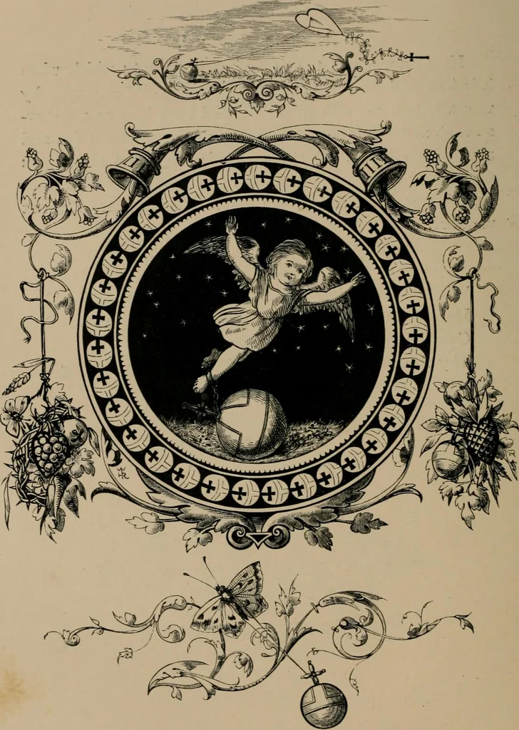 An illustration from Quarles' emblems, 1861, leaf 303