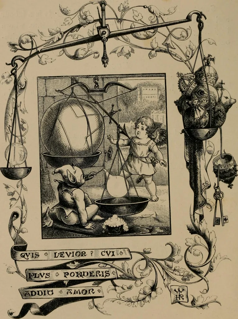 An illustration from Quarles' emblems, 1861, leaf 31