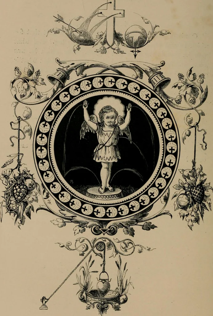 An illustration from Quarles' emblems, 1861, leaf 311