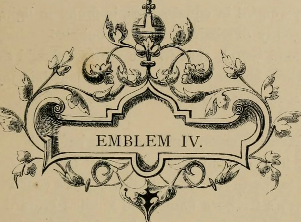 An illustration from Quarles' emblems, 1861, leaf 32