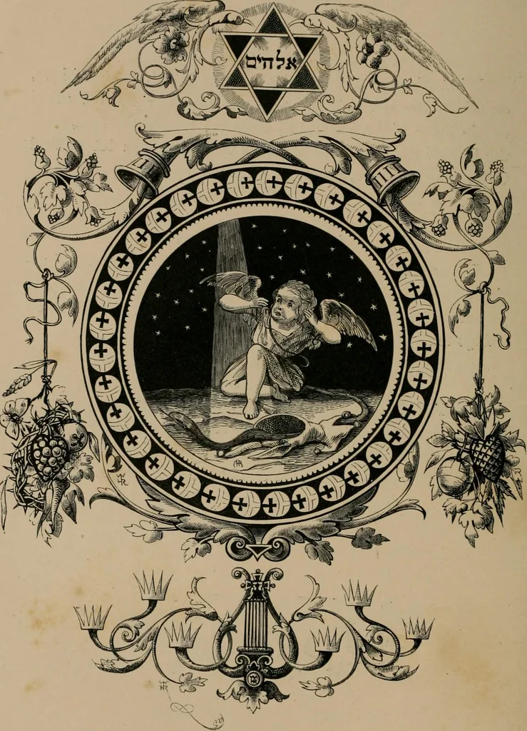 An illustration from Quarles' emblems, 1861, leaf 323