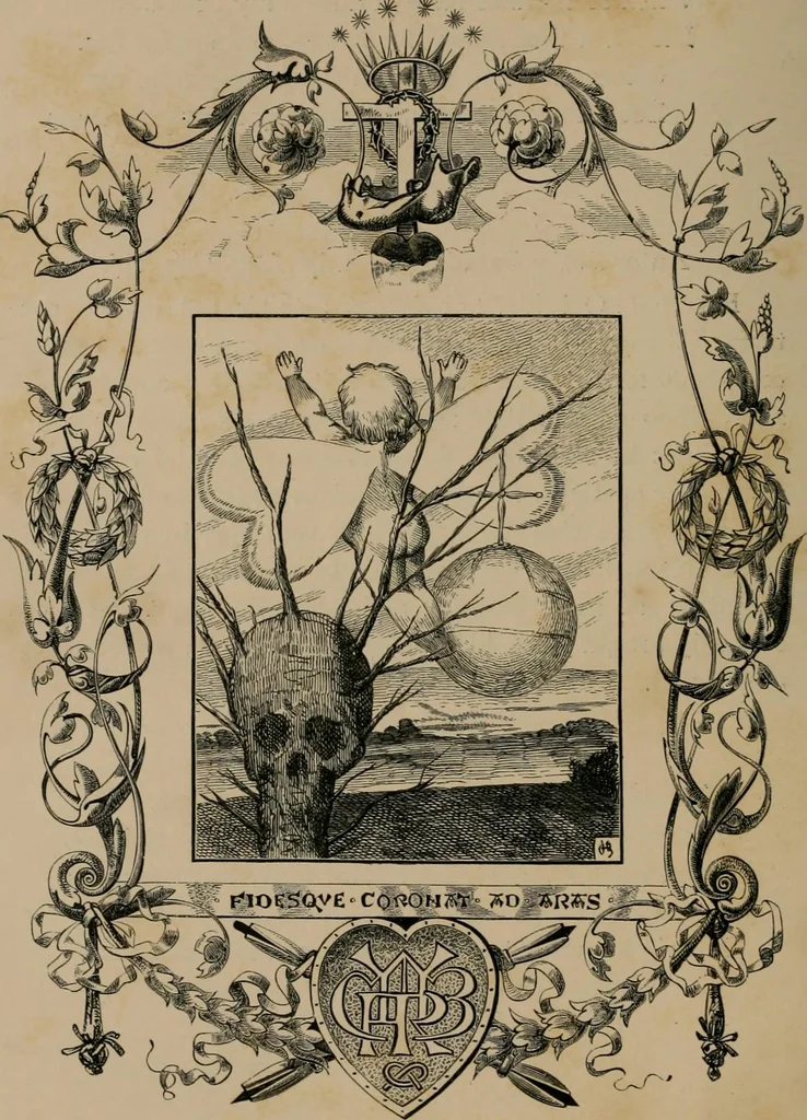 An illustration from Quarles' emblems, 1861, leaf 331