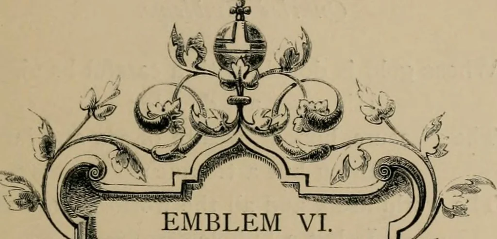 An illustration from Quarles' emblems, 1861, leaf 40