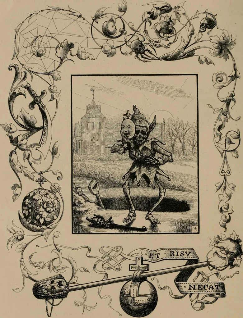 An illustration from Quarles' emblems, 1861, leaf 47
