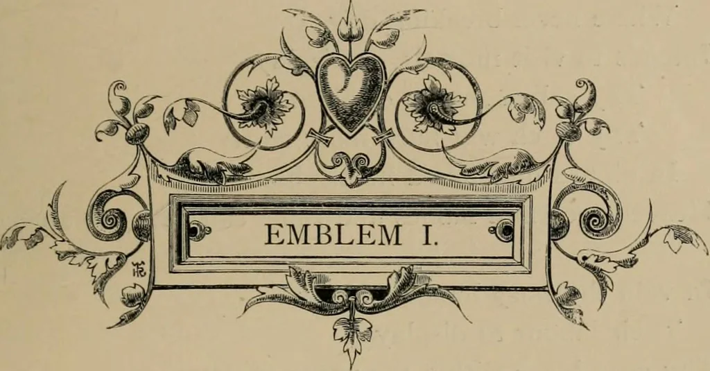 An illustration from Quarles' emblems, 1861, leaf 82