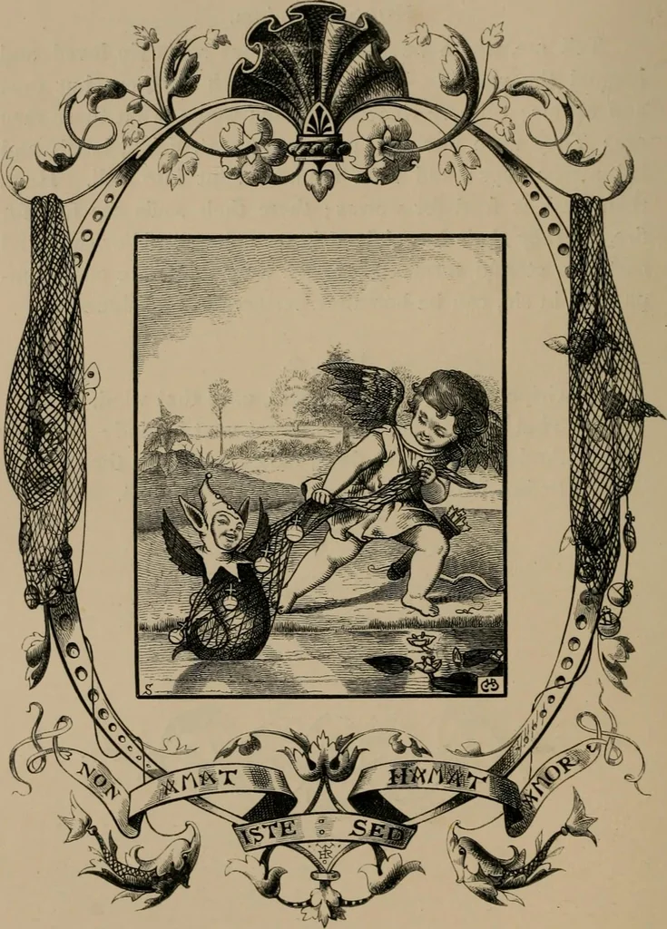 An illustration from Quarles' emblems, 1861, leaf 89