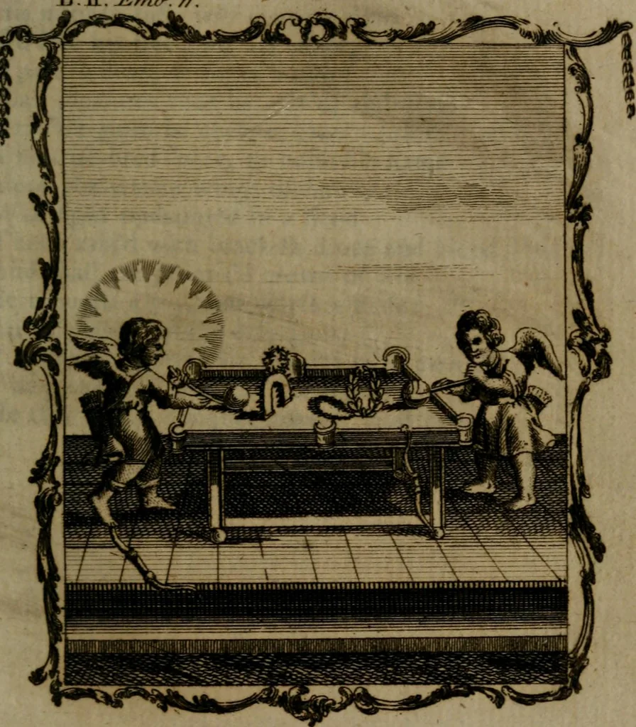An illustration from Quarles' emblems, divine and moral: together with hieroglyphics of the life of man, 1800, leaf 128