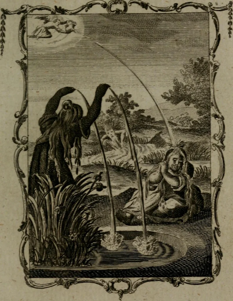 An illustration from Quarles' emblems, divine and moral: together with hieroglyphics of the life of man, 1800, leaf 192