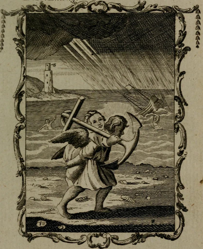 An illustration from Quarles' emblems, divine and moral: together with hieroglyphics of the life of man, 1800, leaf 292