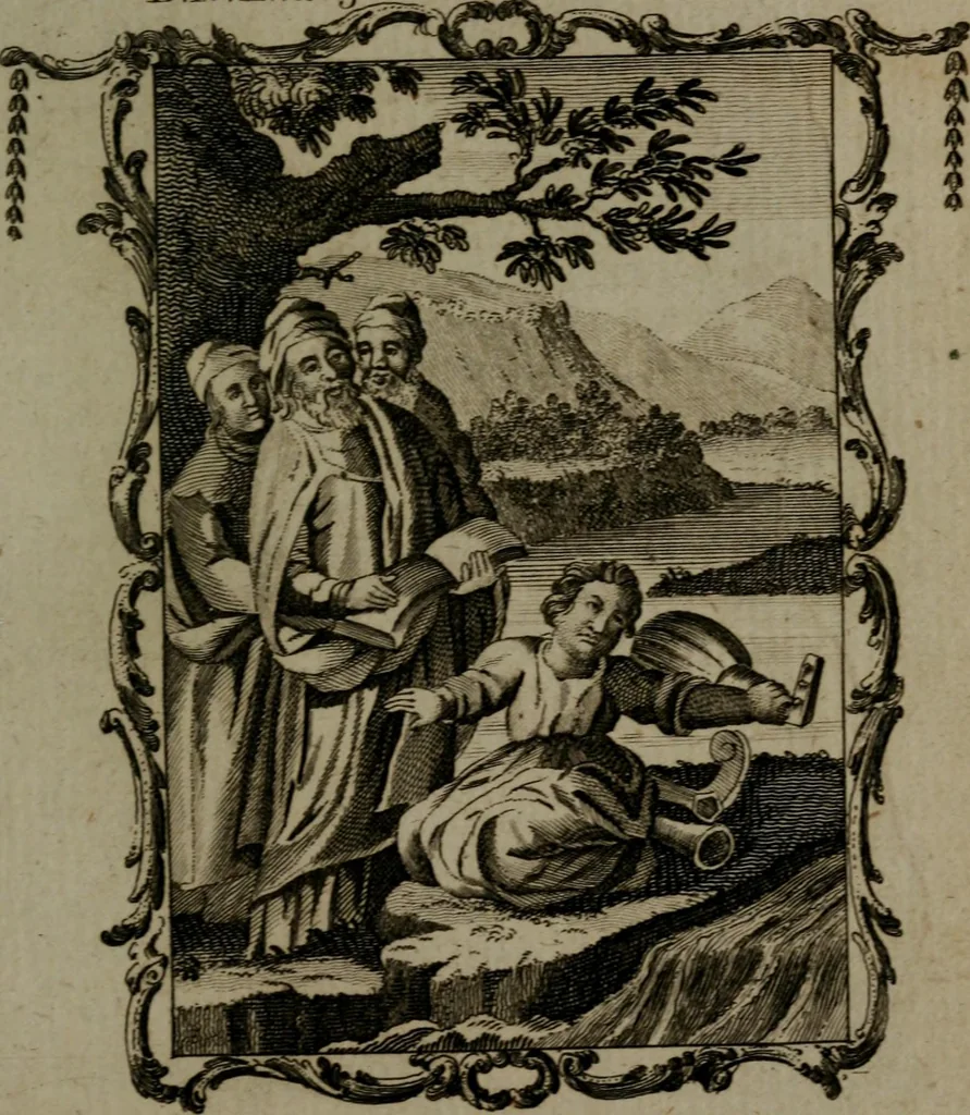 An illustration from Quarles' emblems, divine and moral: together with hieroglyphics of the life of man, 1800, leaf 302
