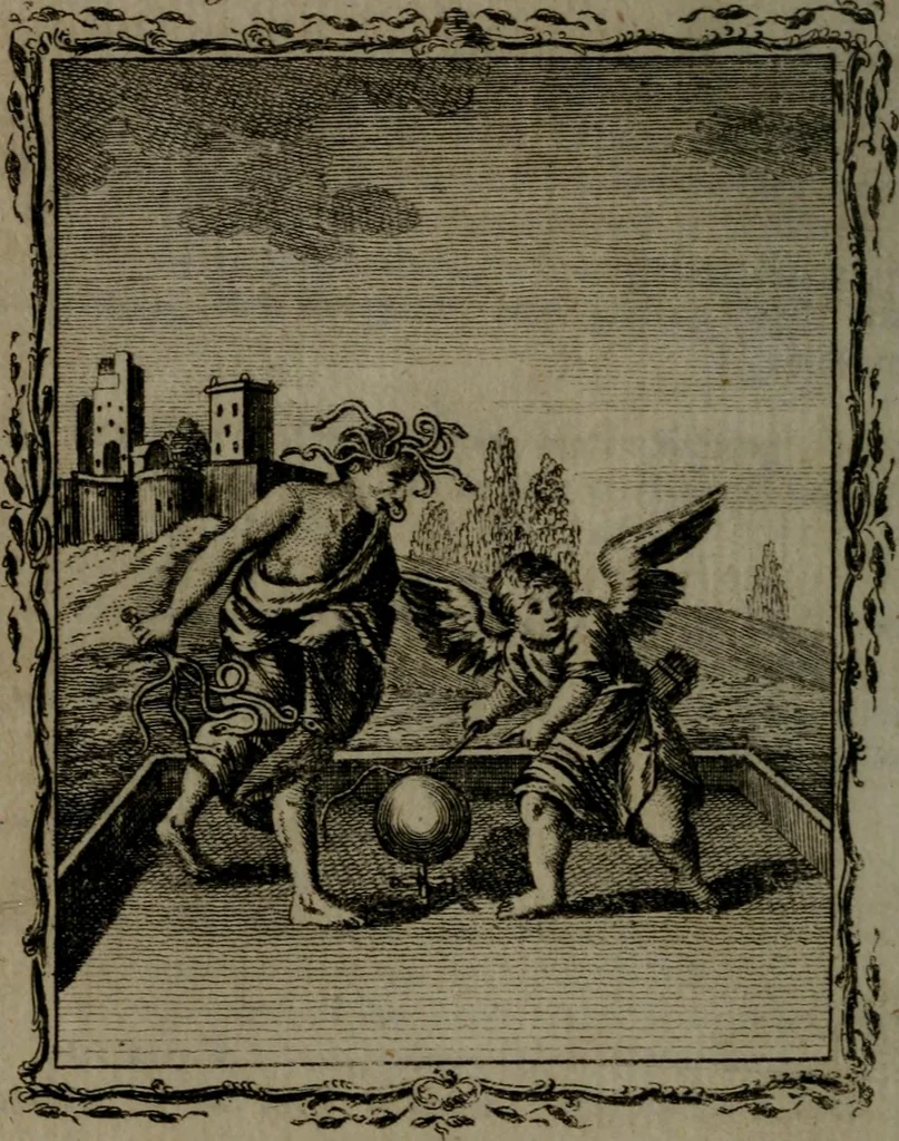 An illustration from Quarles' emblems, divine and moral: together with hieroglyphics of the life of man, 1800, leaf 31