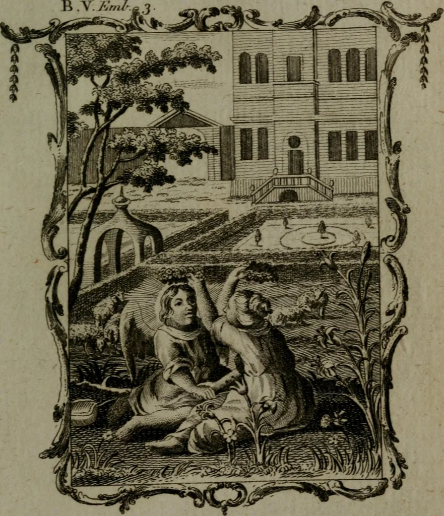 An illustration from Quarles' emblems, divine and moral: together with hieroglyphics of the life of man, 1800, leaf 316