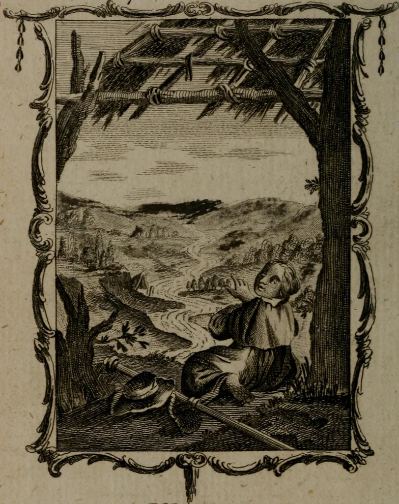 An illustration from Quarles' emblems, divine and moral: together with hieroglyphics of the life of man, 1800, leaf 337