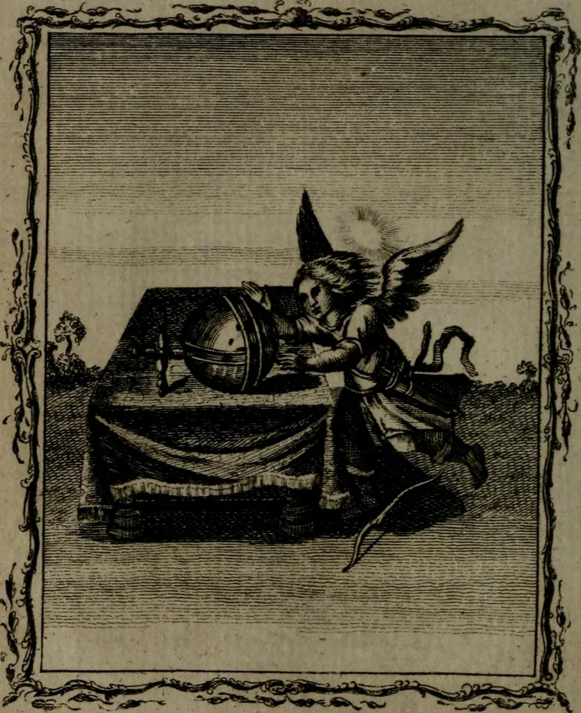 An illustration from Quarles' emblems, divine and moral: together with hieroglyphics of the life of man, 1800, leaf 35