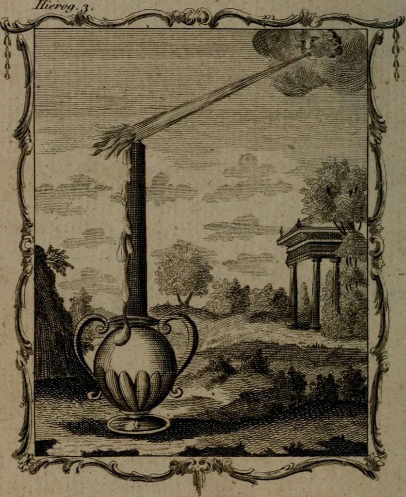 An illustration from Quarles' emblems, divine and moral: together with hieroglyphics of the life of man, 1800, leaf 403