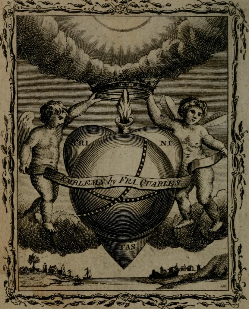 An illustration from Quarles' emblems, divine and moral: together with hieroglyphics of the life of man, 1800, leaf 5