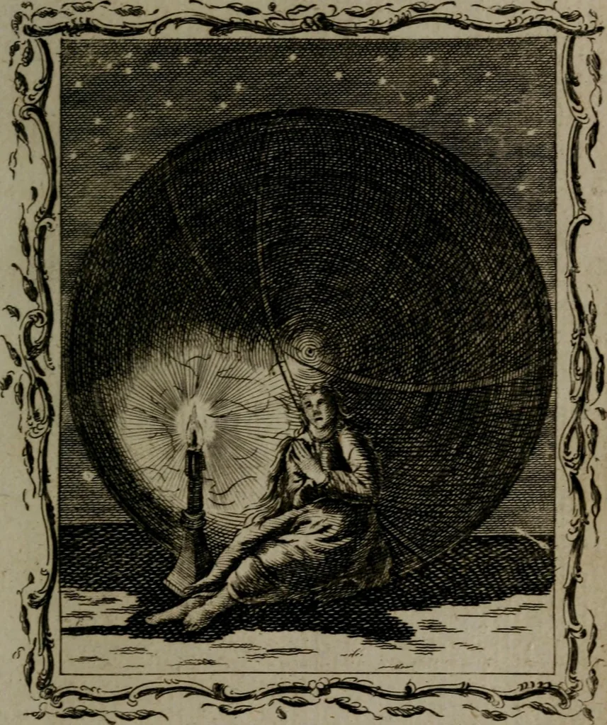 An illustration from Quarles' emblems, divine and moral: together with hieroglyphics of the life of man, 1800, leaf 68