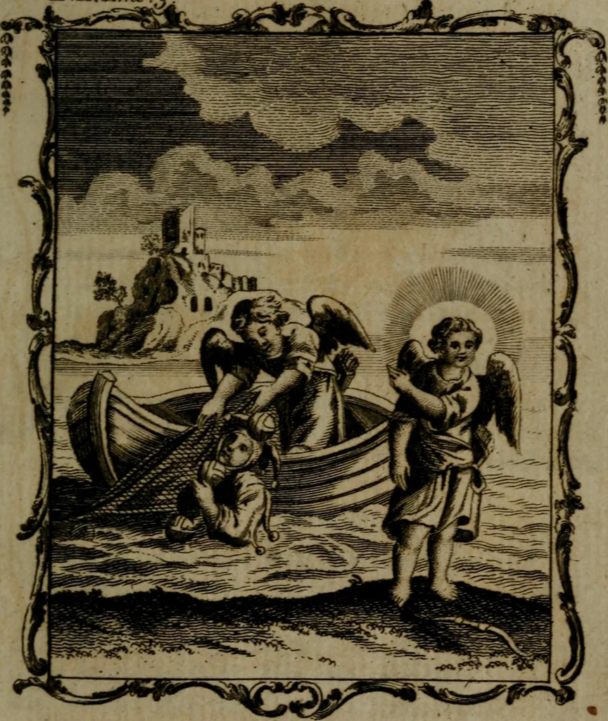 An illustration from Quarles' emblems, divine and moral: together with hieroglyphics of the life of man, 1800, leaf 88