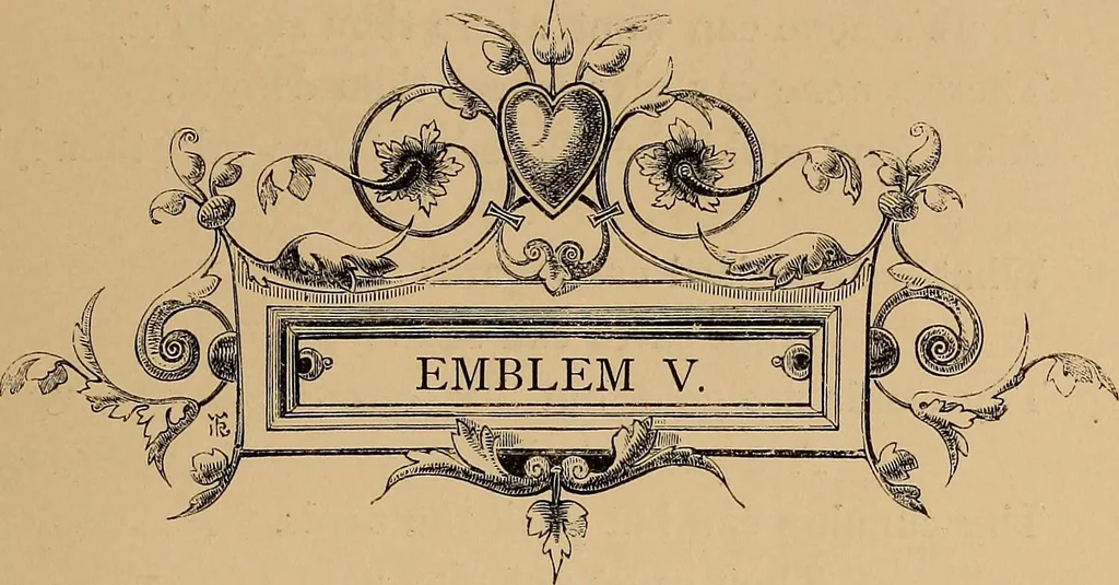 An illustration from Quarles' emblems: illustrated by Charles Bennett and W. Harry Rogers, 1861, leaf 100