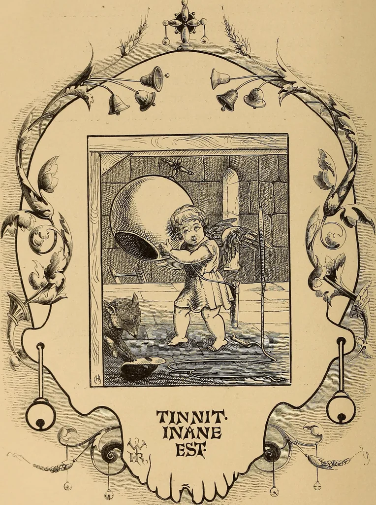 An illustration from Quarles' emblems: illustrated by Charles Bennett and W. Harry Rogers, 1861, leaf 119