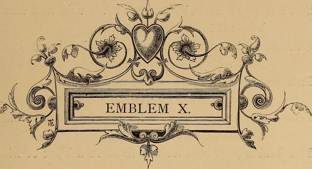 An illustration from Quarles' emblems: illustrated by Charles Bennett and W. Harry Rogers, 1861, leaf 120