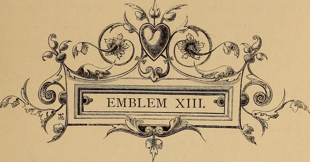 An illustration from Quarles' emblems: illustrated by Charles Bennett and W. Harry Rogers, 1861, leaf 132