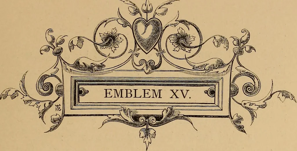An illustration from Quarles' emblems: illustrated by Charles Bennett and W. Harry Rogers, 1861, leaf 140