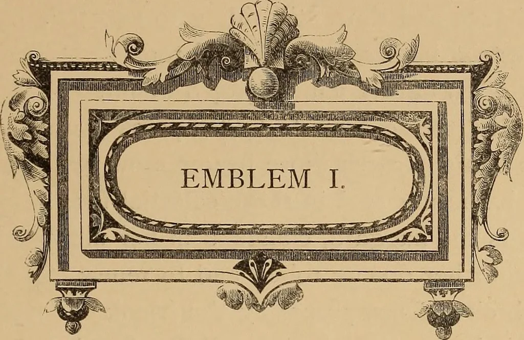 An illustration from Quarles' emblems: illustrated by Charles Bennett and W. Harry Rogers, 1861, leaf 150