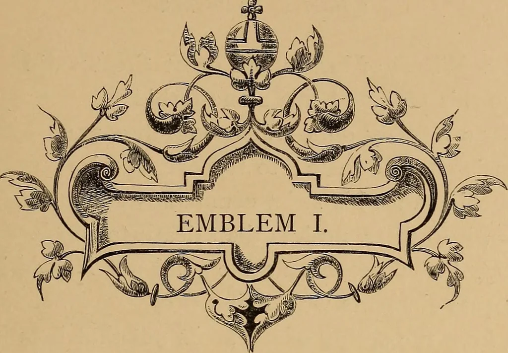 An illustration from Quarles' emblems: illustrated by Charles Bennett and W. Harry Rogers, 1861, leaf 22