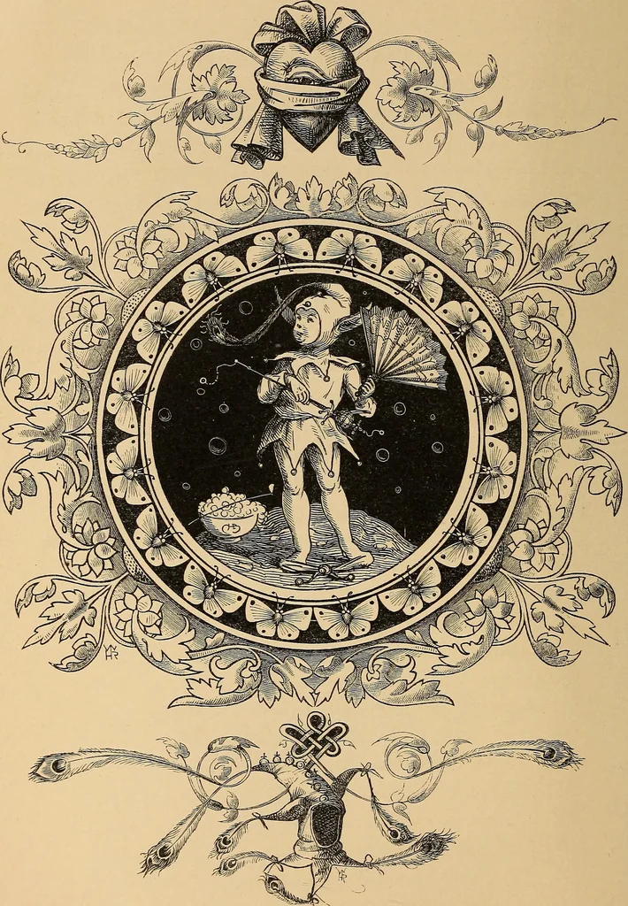 An illustration from Quarles' emblems: illustrated by Charles Bennett and W. Harry Rogers, 1861, leaf 227