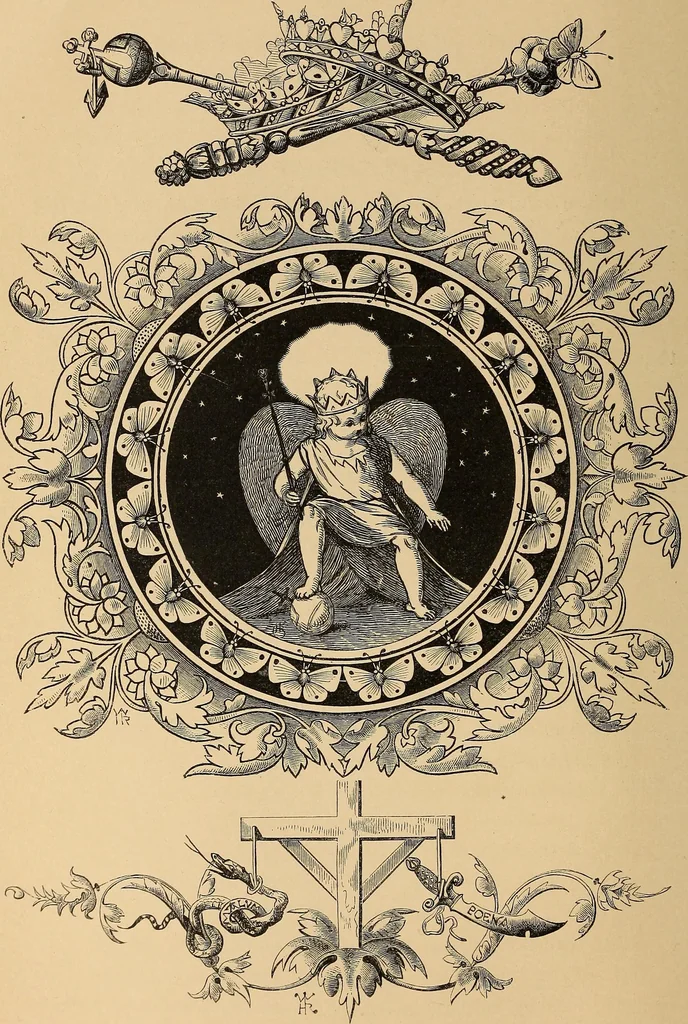 An illustration from Quarles' emblems: illustrated by Charles Bennett and W. Harry Rogers, 1861, leaf 231