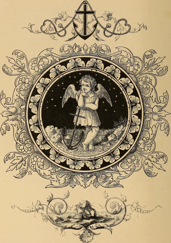 An illustration from Quarles' emblems: illustrated by Charles Bennett and W. Harry Rogers, 1861, leaf 259