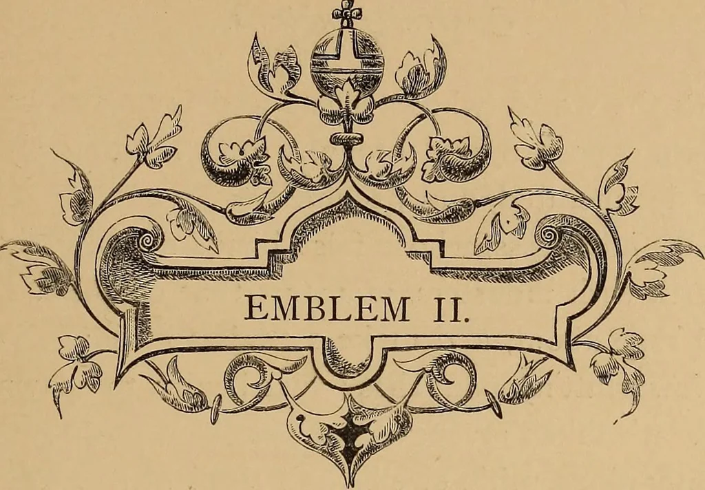 An illustration from Quarles' emblems: illustrated by Charles Bennett and W. Harry Rogers, 1861, leaf 26