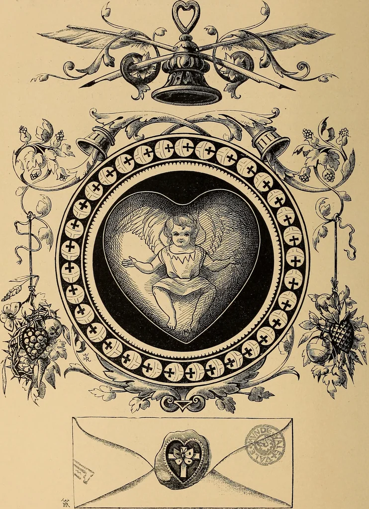 An illustration from Quarles' emblems: illustrated by Charles Bennett and W. Harry Rogers, 1861, leaf 293