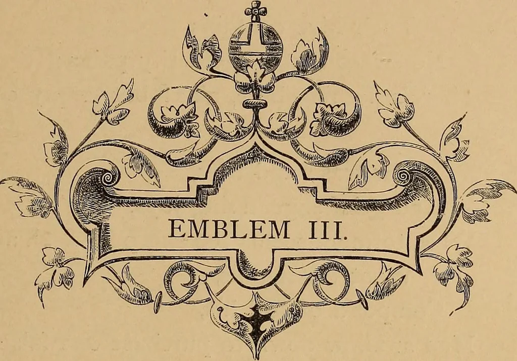 An illustration from Quarles' emblems: illustrated by Charles Bennett and W. Harry Rogers, 1861, leaf 30