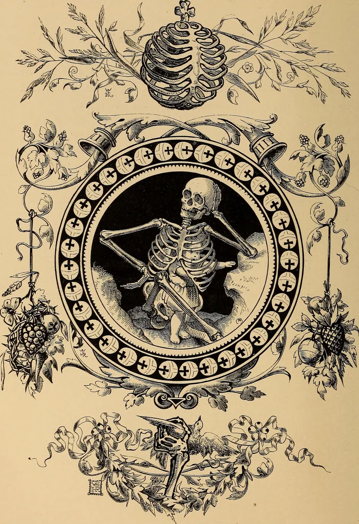 An illustration from Quarles' emblems: illustrated by Charles Bennett and W. Harry Rogers, 1861, leaf 301