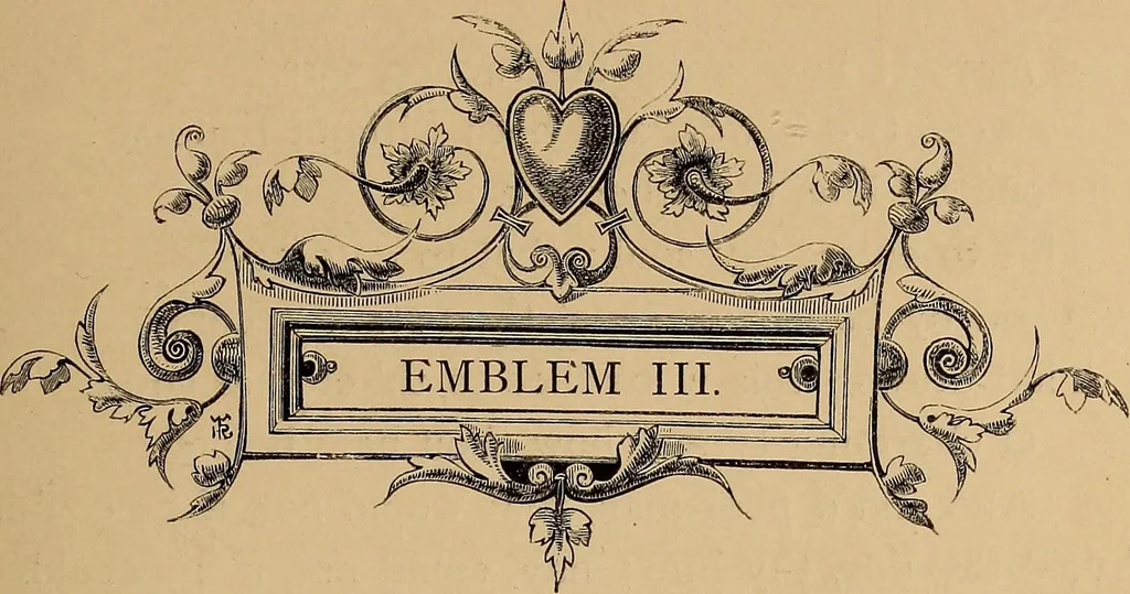 An illustration from Quarles' emblems: illustrated by Charles Bennett and W. Harry Rogers, 1861, leaf 92