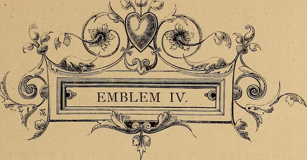An illustration from Quarles' emblems: illustrated by Charles Bennett and W. Harry Rogers, 1861, leaf 96