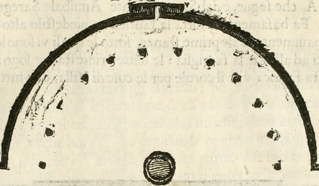 An illustration from I quattro libri dell'architettura di Andrea Palladio : ne' quali, dopò vn breue trattato de' cinque ordini, & di quelli auertimenti, che sono più necesarij nel fabricare : si tratta delle case private, delle vie, de i ponti, delle piazze, de i xisti, & de'tempij, 1616, leaf 138