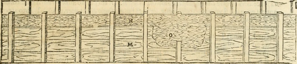 An illustration from I quattro libri dell'architettura di Andrea Palladio : ne' quali, dopò vn breue trattato de' cinque ordini, & di quelli auertimenti, che sono più necesarij nel fabricare : si tratta delle case private, delle vie, de i ponti, delle piazze, de i xisti, & de'tempij, 1616, leaf 16