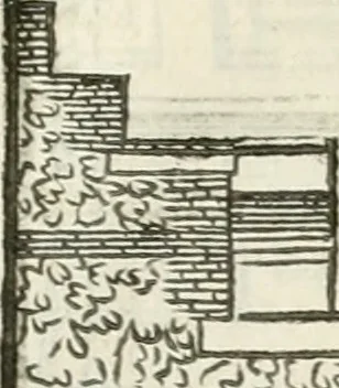 An illustration from I quattro libri dell'architettura di Andrea Palladio : ne' quali, dopò vn breue trattato de' cinque ordini, & di quelli auertimenti, che sono più necesarij nel fabricare : si tratta delle case private, delle vie, de i ponti, delle piazze, de i xisti, & de'tempij, 1616, leaf 276