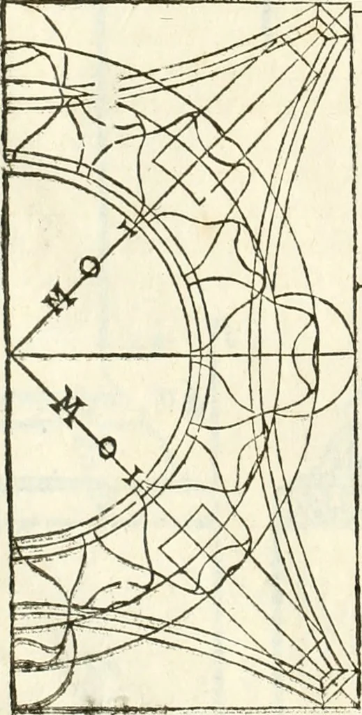 An illustration from I quattro libri dell'architettura di Andrea Palladio : ne' quali, dopò vn breue trattato de' cinque ordini, & di quelli auertimenti, che sono più necesarij nel fabricare : si tratta delle case private, delle vie, de i ponti, delle piazze, de i xisti, & de'tempij, 1616, leaf 53