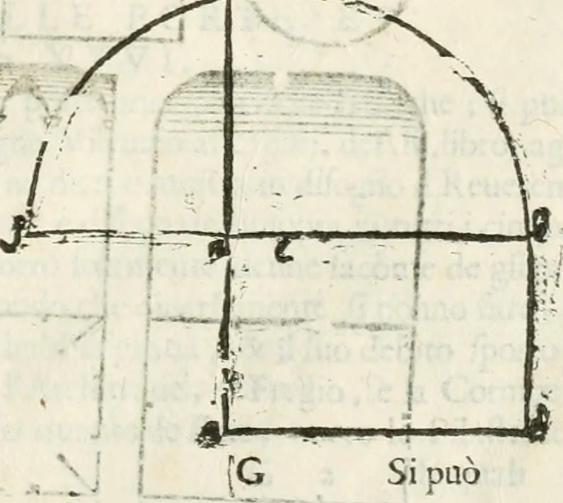An illustration from I quattro libri dell'architettura di Andrea Palladio : ne' quali, dopò vn breue trattato de' cinque ordini, & di quelli auertimenti, che sono più necesarij nel fabricare : si tratta delle case private, delle vie, de i ponti, delle piazze, de i xisti, & de'tempij, 1616, leaf 56