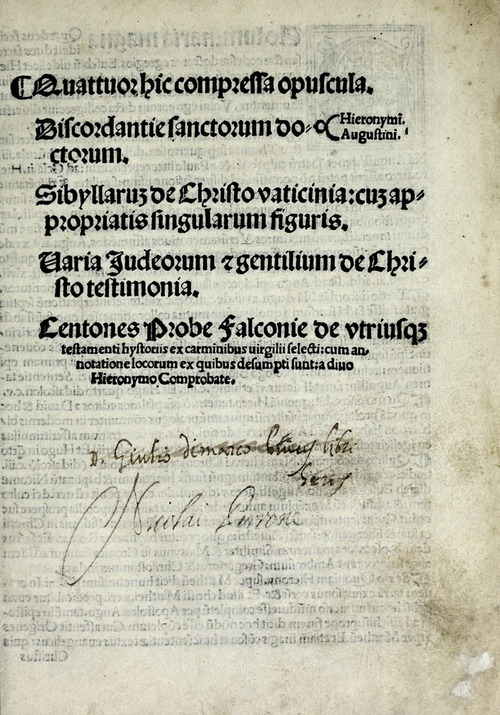 An illustration from Quattuor hic compressa opuscula, 1520, leaf 13