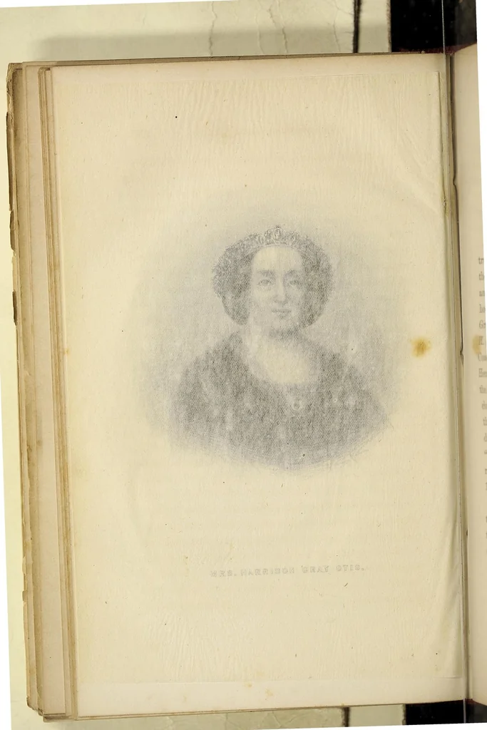 An illustration from The queens of American society, 1867, leaf 342