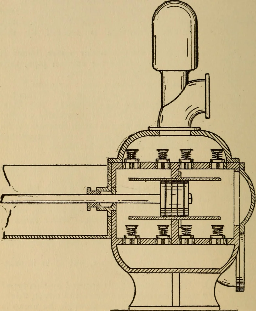 An illustration from Questions and answers on pumps and pumping machinery, 1912, leaf 119