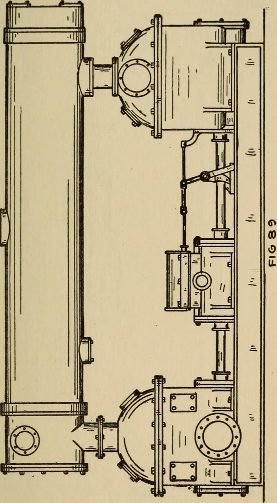 An illustration from Questions and answers on pumps and pumping machinery, 1912, leaf 150