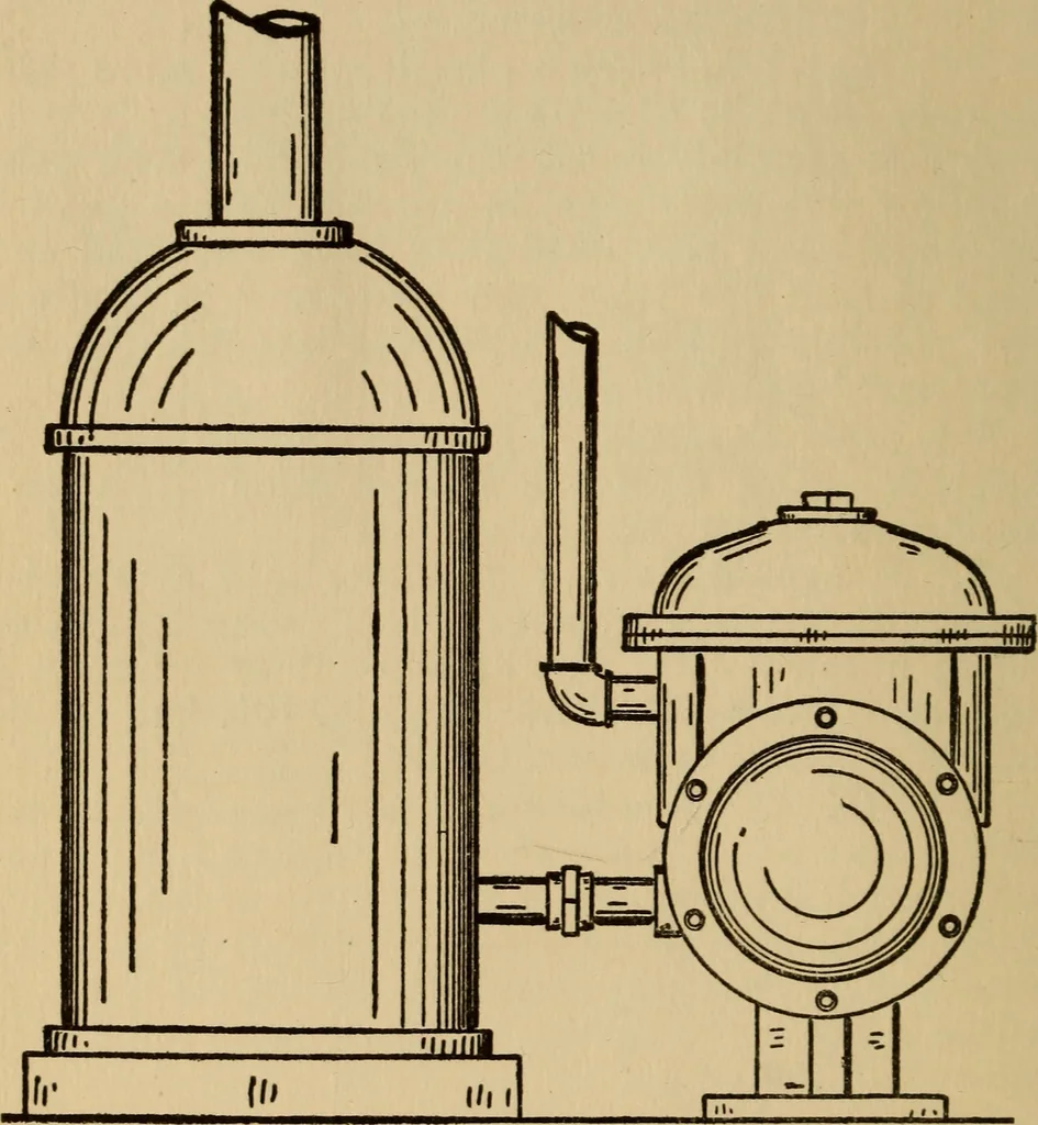 An illustration from Questions and answers on pumps and pumping machinery, 1912, leaf 169