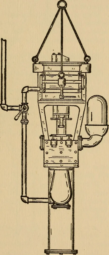 An illustration from Questions and answers on pumps and pumping machinery, 1912, leaf 188